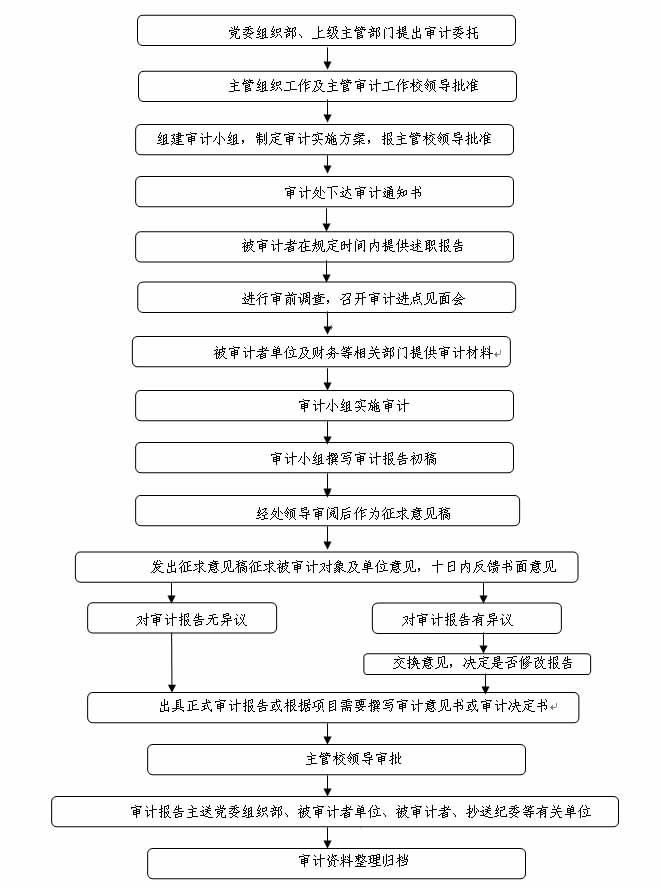 领导干部经济责任审计流程
